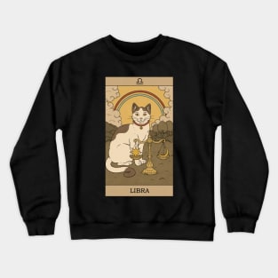 Libra Cat Crewneck Sweatshirt